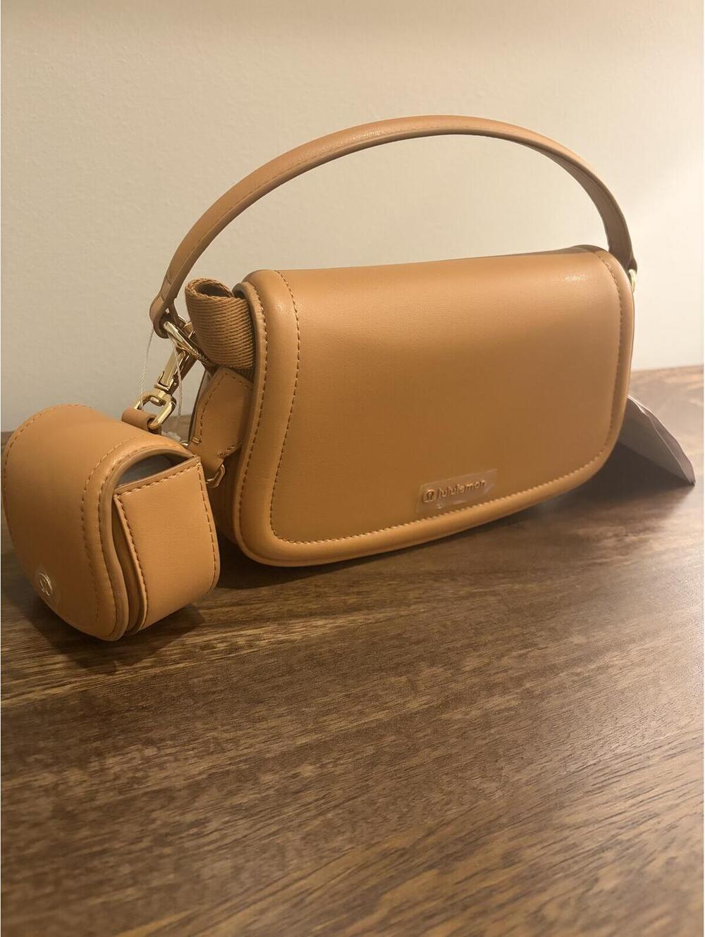 NWT Lululemon Cactus Leather Mini Bag